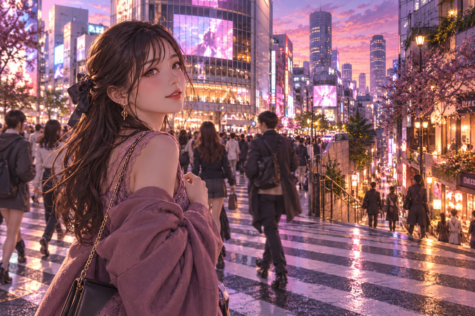 渋谷で夜職の部屋探し|坂道と帰宅ルートまで見て選ぶの解説イメージ(AI生成)