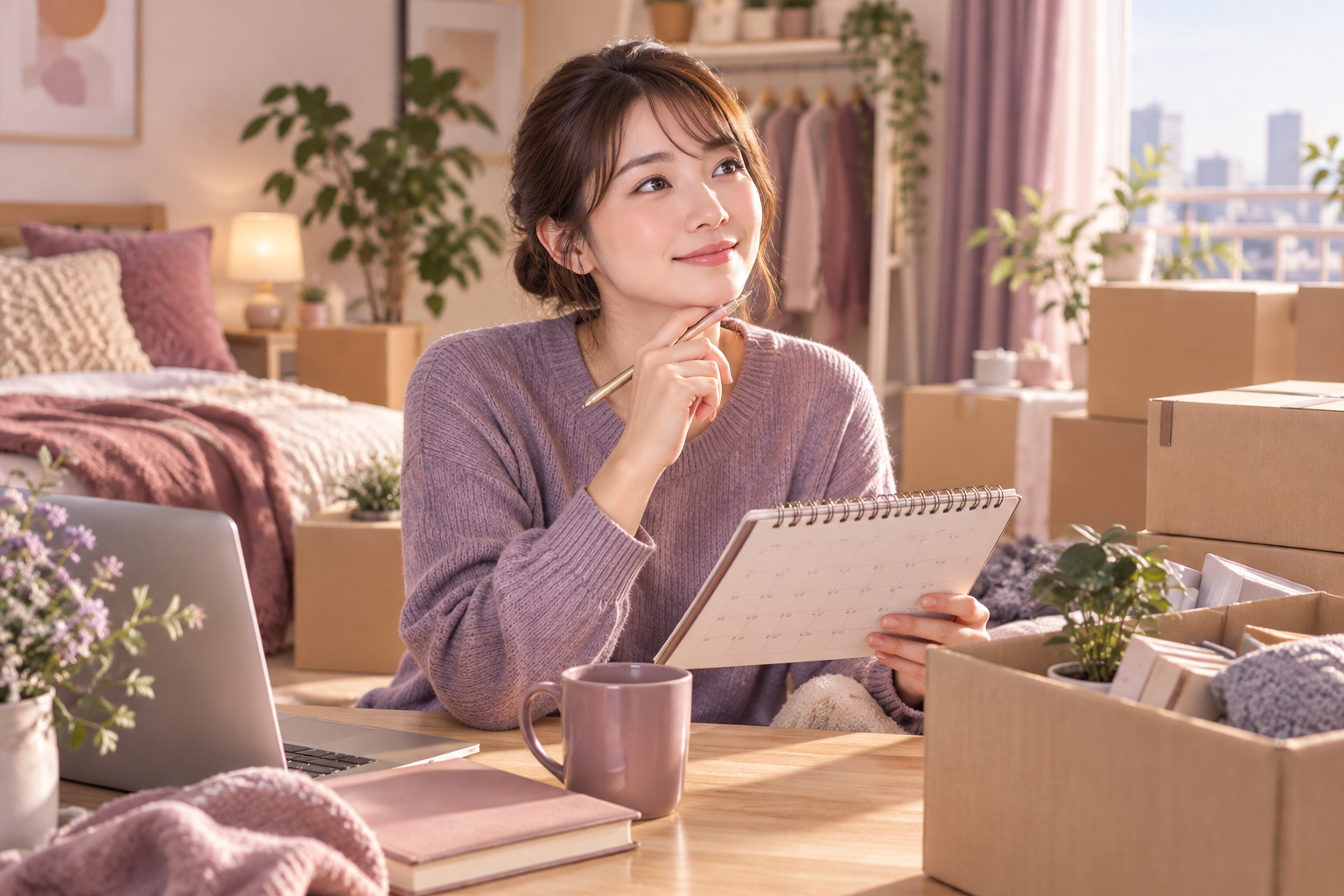 転職予定と引越し、どちらを先に進める?日程を決める前の確認の解説イメージ(AI生成)