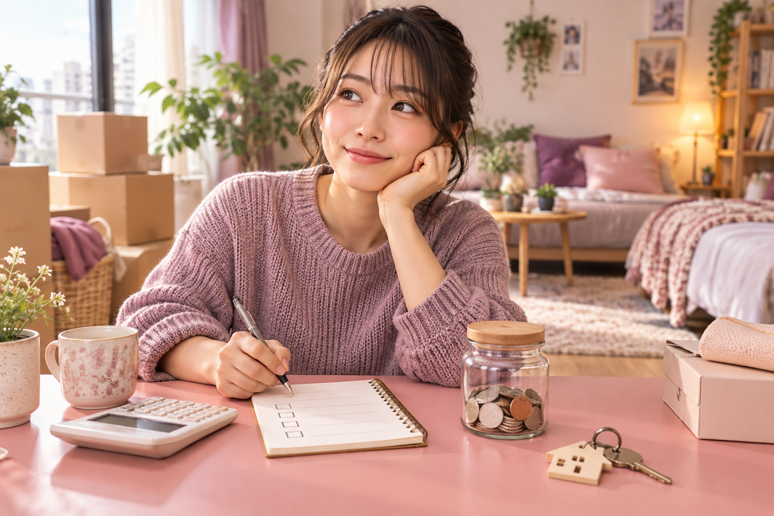 貯金が少ないときの引越し|払える合計より、払った後に残るお金の解説イメージ(AI生成)